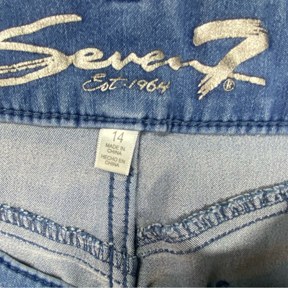 Woman’s Seven7 high rise skinny jeans size 14 - Picture 2 of 4